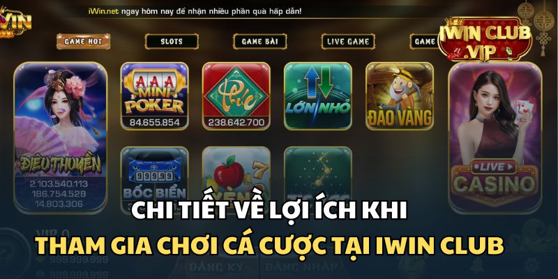 Tìm hiểu chi tiết các lợi ích khi chơi tại iWin Club