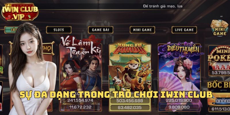 Đánh giá sự đa dạng trong trò chơi iWin Club