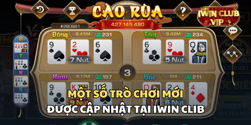 Cào rùa là một trong những trò chơi mới tại iWin Club